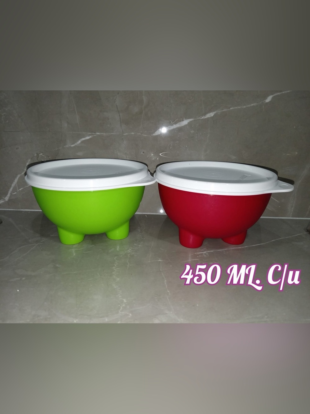 Tupperware Molcajete Salsa Server Set Of 2